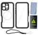 Husa SILKASE Diving, iPhone 16 Pro Max, waterproof, shock proof protectie apa, negru (iPhone 16 Pro Max, H2675) by www.silkase.ro