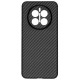 Husa fibra de carbon SILKASE pentru Honor Magic7, camera protection, negru mat (Magic7, H2686) by www.silkase.ro