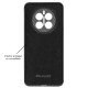 Husa fibra de carbon SILKASE pentru Honor Magic7, camera protection, negru mat (Magic7, H2686) by www.silkase.ro