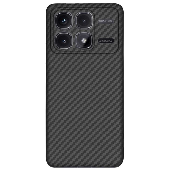 Husa fibra de carbon SILKASE pentru Xiaomi Redmi K70 Ultra, camera protection, negru mat (SILKASE, Husa Kevlar) by www.silkase.ro Husa fibra de carbon SILKASE pentru Xiaomi Redmi K70 Ultra, camera protection, negru mat (Poco X7 Pro, H2687) by www.silkase.ro