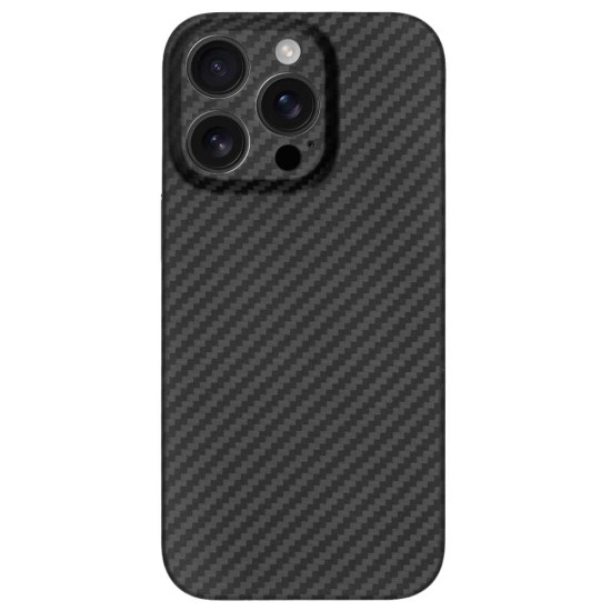 Husa fibra de carbon SILKASE pentru Apple iPhone 16 Pro Max, camera protection, negru mat (iPhone 16 Pro Max, H2691) by www.silkase.ro
