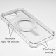 Husa AntiShock SILKASE pentru Google Pixel 9a, MagSafe, silicon/plastic, transparent (Pixel 9a, H2709) by www.silkase.ro