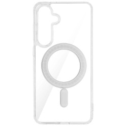 Husa MagSafe SILKASE pentru Samsung S25 /S24, silicon/plastic, transparent Husa MagSafe SILKASE pentru Samsung S25 /S24, silicon/plastic, transparent