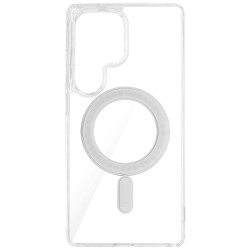 Husa MagSafe SILKASE pentru Samsung S25 Ultra, silicon/plastic, transparent Husa MagSafe SILKASE pentru Samsung S25 Ultra, silicon/plastic, transparent