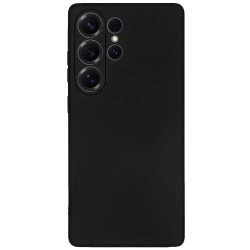 Husa SILKASE pentru Samsung S25 Ultra, soft silicon, camera protection, culoare negru
