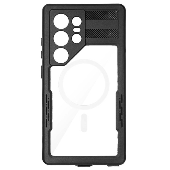 Husa SILKASE Diving pentru Samsung S25 Ultra, waterproof, shock proof protectie apa, negru (S25 Ultra, H2726) by www.silkase.ro