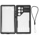 Husa SILKASE Diving pentru Samsung S25 Ultra, waterproof, shock proof protectie apa, negru (S25 Ultra, H2726) by www.silkase.ro