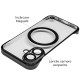 Husa FrameLess SILKASE pentru Apple iPhone 16, MagSafe, plastic , negru/transparent (SILKASE, iPhone 16) by www.silkase.ro Husa FrameLess SILKASE pentru Apple iPhone 16, MagSafe, plastic , negru/transparent (iPhone 16, H2727) by www.silkase.ro