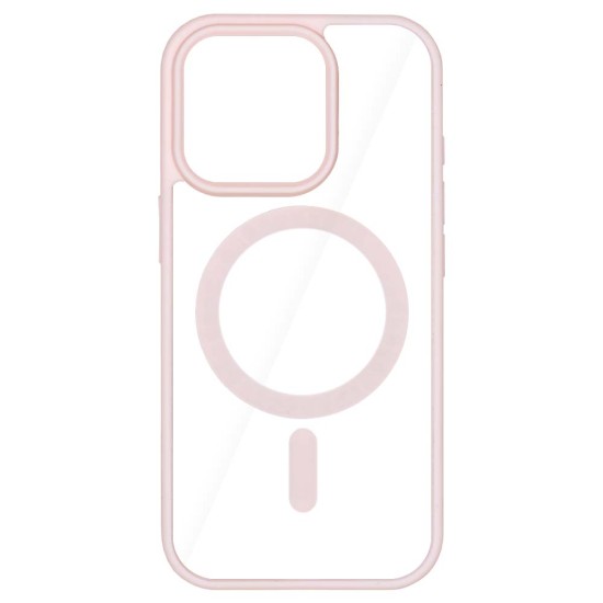 Husa MagSafe SILKASE pentru Apple iPhone 16 Pro Max, silicon/plastic, Roz pal (iPhone 16 Pro Max, H2738) by www.silkase.ro