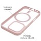 Husa MagSafe SILKASE pentru Apple iPhone 16 Pro Max, silicon/plastic, Roz pal (iPhone 16 Pro Max, H2738) by www.silkase.ro