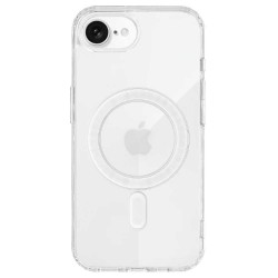 Husa MagSafe SILKASE pentru iPhone 16e, silicon/plastic, transparent