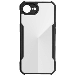 Husa SILKASE pentru iPhone 16e/17e, AntiGravity, AntiShock, negru/transparent Husa SILKASE pentru iPhone 16e/17e, AntiGravity, AntiShock, negru/transparent