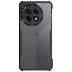 Husa SILKASE pentru OnePlus 13R, AntiGravity, AntiShock, negru/transparent