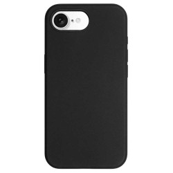Husa MagSafe SILKASE pentru iPhone 17e/16e, liquid silicon, negru