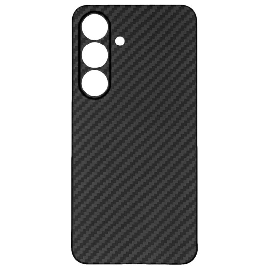 Husa fibra de carbon SILKASE pentru Samsung S25, camera protection, negru mat (SILKASE, S25) by www.silkase.ro Husa fibra de carbon SILKASE pentru Samsung S25, camera protection, negru mat (S25, H2751) by www.silkase.ro
