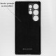 Husa fibra de carbon SILKASE pentru Samsung S25 Ultra, camera protection, negru mat (S25 Ultra, H2752) by www.silkase.ro