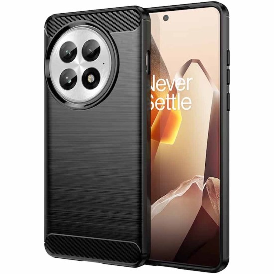Husa SILKASE silicon carbon pentru OnePlus 13R, culoare negru (13R, H2753) by www.silkase.ro