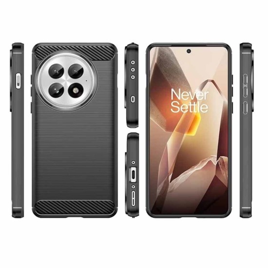Husa SILKASE silicon carbon pentru OnePlus 13R, culoare negru (13R, H2753) by www.silkase.ro