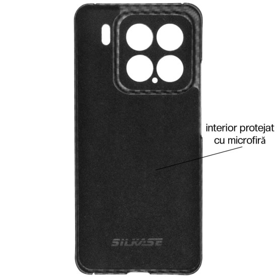 Husa fibra de carbon SILKASE pentru Xiaomi 15, camera protection, negru mat (SILKASE, Husa Kevlar) by www.silkase.ro Husa fibra de carbon SILKASE pentru Xiaomi 15, camera protection, negru mat (15 Ultra, H2755) by www.silkase.ro
