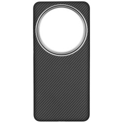 Husa fibra de carbon SILKASE pentru Xiaomi 15 Ultra, aramid kevlar, metal camera, negru mat Husa fibra de carbon SILKASE pentru Xiaomi 15 Ultra, aramid kevlar, metal camera, negru mat