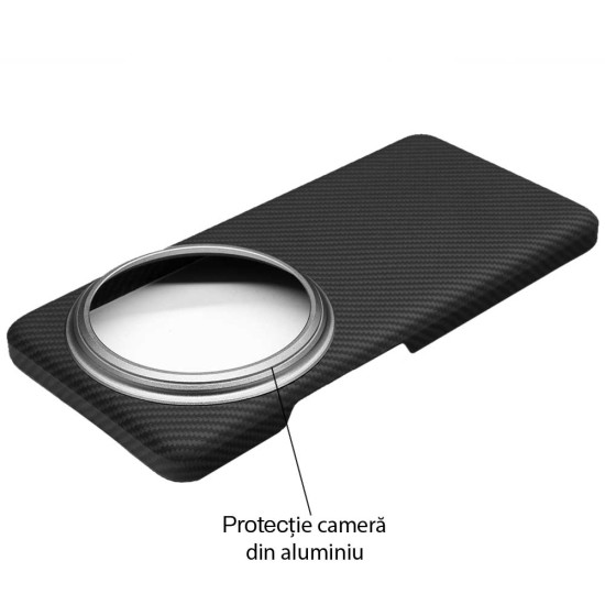 Husa fibra de carbon SILKASE pentru Xiaomi 15 Ultra, aramid kevlar, metal camera, negru mat (SILKASE, Husa Kevlar) by www.silkase.ro Husa fibra de carbon SILKASE pentru Xiaomi 15 Ultra, aramid kevlar, metal camera, negru mat (15, H2756) by www.silkase.ro