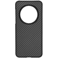 Husa fibra de carbon SILKASE pentru Honor Magic7 Pro, aramid kevlar, negru mat