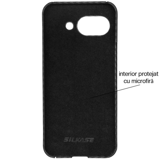 Husa fibra de carbon SILKASE pentru Google Pixel 9a, aramid kevlar, negru mat (SILKASE, Pixel 9a) by www.silkase.ro Husa fibra de carbon SILKASE pentru Google Pixel 9a, aramid kevlar, negru mat (Pixel 9a, H2760) by www.silkase.ro