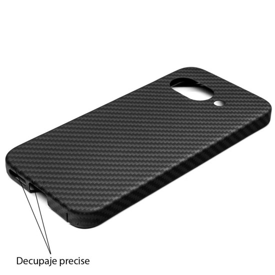 Husa fibra de carbon SILKASE pentru Google Pixel 9a, aramid kevlar, negru mat (SILKASE, Pixel 9a) by www.silkase.ro Husa fibra de carbon SILKASE pentru Google Pixel 9a, aramid kevlar, negru mat (Pixel 9a, H2760) by www.silkase.ro