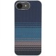 Husa fibra de carbon MagSafe SILKASE pentru iPhone 17e/16e, aramid kevlar, metal camera, blue sky (iPhone 17e, H2763) by www.silkase.ro