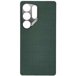 Husa fibra de carbon MagSafe SILKASE pentru Samsung S25 Ultra, aramid kevlar, metal camera, verde Husa fibra de carbon MagSafe SILKASE pentru Samsung S25 Ultra, aramid kevlar, metal camera, verde