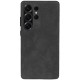 Husa Full alcantara MagSafe SILKASE pentru Samsung Galaxy S25 Ultra, metal camera, negru (S25 Ultra, H2765) by www.silkase.ro