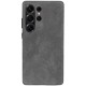 Husa Full alcantara MagSafe SILKASE pentru Samsung Galaxy S25 Ultra, metal camera, gri (S25 Ultra, H2766) by www.silkase.ro