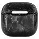 Husa fibra de carbon SILKASE pentru AirPods 4, aramid kevlar, negru forged lucios (SILKASE, 4) by www.silkase.ro Husa fibra de carbon SILKASE pentru AirPods 4, aramid kevlar, negru forged lucios (4, H2767) by www.silkase.ro