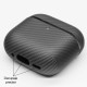 Husa fibra de carbon SILKASE pentru AirPods 4, aramid kevlar, negru mat (4, H2771) by www.silkase.ro