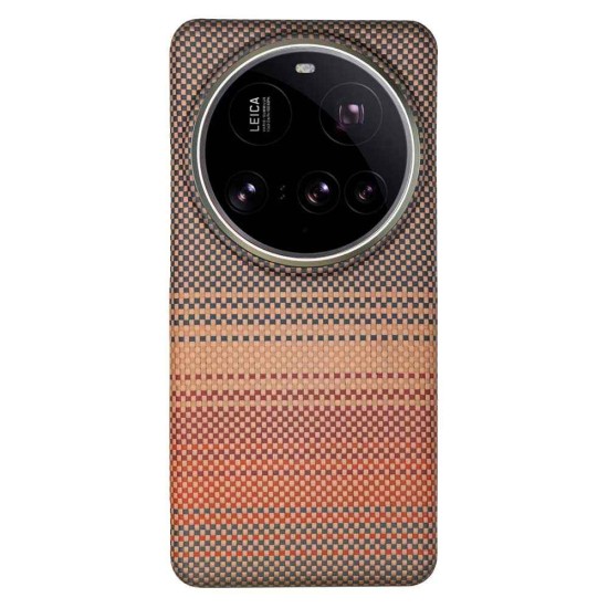 Husa fibra de carbon MagSafe SILKASE pentru Xiaomi 15 Ultra, aramid kevlar, metal camera, sunset (SILKASE, Husa Kevlar) by www.silkase.ro Husa fibra de carbon MagSafe SILKASE pentru Xiaomi 15 Ultra, aramid kevlar, metal camera, sunset (Redmi Note 14 Pro, H2777) by www.silkase.ro