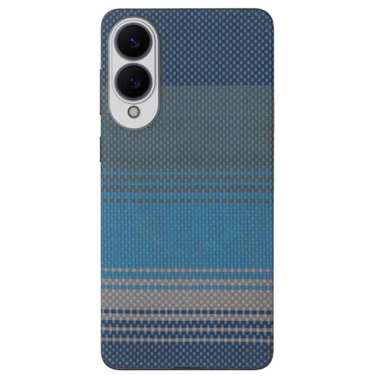 Husa fibra de carbon MagSafe SILKASE pentru Samsung S25 Edge, aramid kevlar, metal camera, moon rise (S25 Edge, H2781) by www.silkase.ro