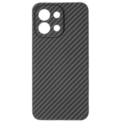 Husa fibra de carbon SILKASE pentru OnePlus 13s, aramid kevlar, negru mat
