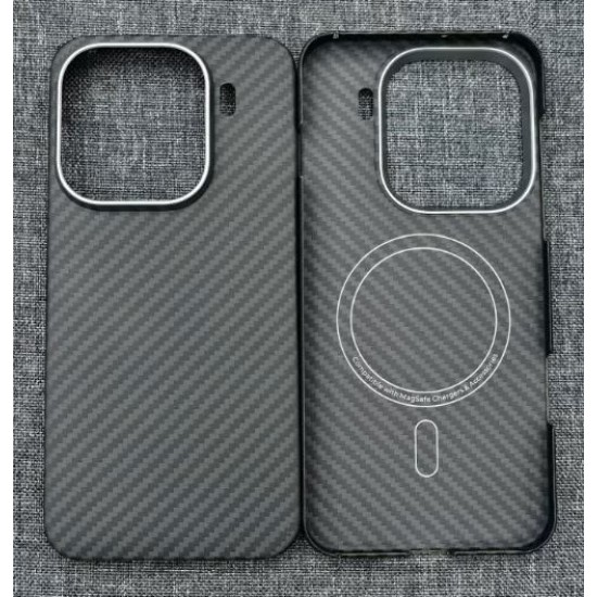 Husa fibra de carbon MagSafe SILKASE pentru Oppo Find X9 Pro, aramid kevlar, metal camera, negru mat (SILKASE, Husa Kevlar) by www.silkase.ro Husa fibra de carbon MagSafe SILKASE pentru Oppo Find X9 Pro, aramid kevlar, metal camera, negru mat (Find X8 Pro, H2788) by www.silkase.ro