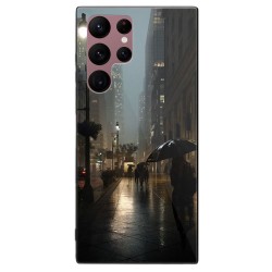 Husa SILKASE pentru Samsung Galaxy S22 Ultra, cauciuc/aluminiu, culoare negru, design 4
