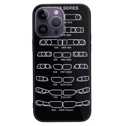Husa SILKASE pentru Apple iPhone 14 Pro, cauciuc/aluminiu, culoare negru, design 3