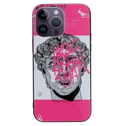 Husa SILKASE pentru Apple iPhone 14 Pro, cauciuc/aluminiu, culoare negru, design 30