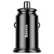 Incarcator auto Baseus, USB/ Type-C, Max 30W, carbon negru (Baseus, Incarcatoare Auto) by www.silkase.ro Incarcator auto Baseus, USB/ Type-C, Max 30W, carbon negru (Incarcatoare Auto, L0008) by www.silkase.ro