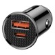 Incarcator auto Baseus, USB/ Type-C, Max 30W, carbon negru (Baseus, Incarcatoare Auto) by www.silkase.ro Incarcator auto Baseus, USB/ Type-C, Max 30W, carbon negru (Incarcatoare Auto, L0008) by www.silkase.ro