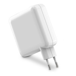 Incarcator 60W multi port SILKASE pentru Telefon/ Tableta/ MacBook, 2 x Type-C 60W PD, 1 x USB QC 3.0, culoare alba