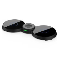 Incarcator wireless, 3in1 SILKASE, Qi 15W