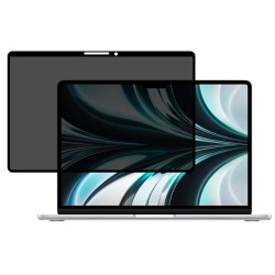 Folie privacy 360 SILKASE pentru Apple MacBook Air 13 inch (2022 M2), model compatibil A2681, full display, anti-reflexie 