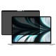 Folie privacy 360 SILKASE pentru Apple MacBook Air 13 inch (2022 M2), model compatibil A2681, full display, anti-reflexie (Protectie laptop, L0108) by www.silkase.ro