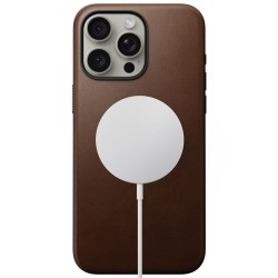 Husa din piele Nomad Modern, maro pentru Apple iPhone 15 Pro Max