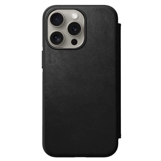 Carcasa Flip Nomad Modern pentru Apple Iphone 15 Pro, piele neagra (Nomad, iPhone 15 Pro) by www.silkase.ro Carcasa Flip Nomad Modern pentru Apple Iphone 15 Pro, piele neagra (iPhone 15 Pro, NM01627685) by www.silkase.ro