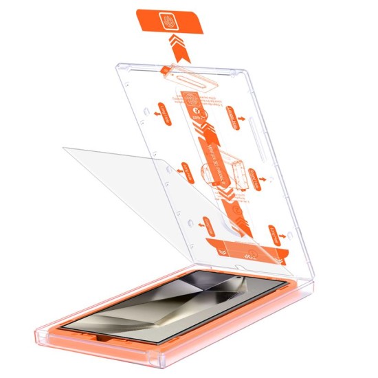 Set 2 folii sticla cu sistem de montare Mobile Origin Screen Guard pentru Samsung Galaxy S24 Ultra, transparent (, Folie Sticla Transparenta) by www.silkase.ro Set 2 folii sticla cu sistem de montare Mobile Origin Screen Guard pentru Samsung Galaxy S24 Ultra, transparent (Folie Sticla Transparenta, SGA-GS24U) by www.silkase.ro